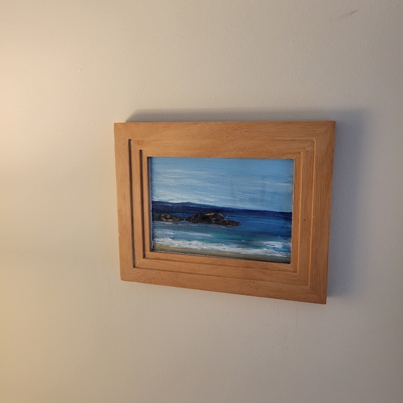 Oil painting (size 5x7) in a wood frame - Picture 9 of 10